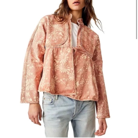 Free People Lua Bed Jacket NWOT - Picture 6 of 6